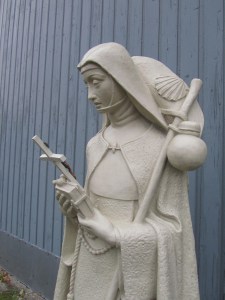 Heilige met jacobsschelp, insigne compostella, Heilige coletta, Heilige Birgitta van Zweden, bridget of sweden 00003